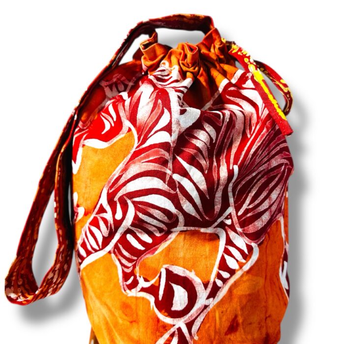 Orange Bucket Bag